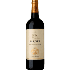 SARGET DE GRUAUD LAROSE : Un vin rouge prestigieux issu du Château Gruaud Larose