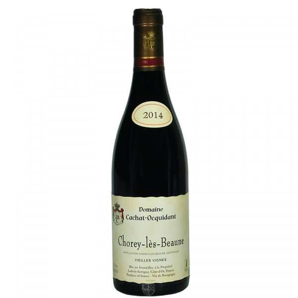 Dégustation du vin rouge "Vieilles vignes" de CHORAY LES BEAUNE de CACHAT OCQUIDANT