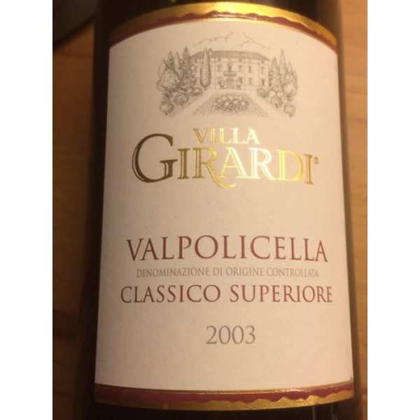 VILLA GIRARDI VALPOLICELLA Classico Supériore BLANC : un vin italien d'exception