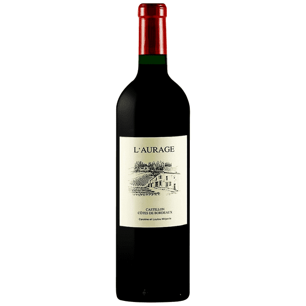 L'AURAGE : Un vin rouge de qualité à base de Merlot