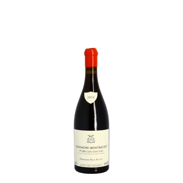 Le vin rouge PILLOT PAUL CHASSAGNE MONTRACHET RGE CLOS SAINT JEAN