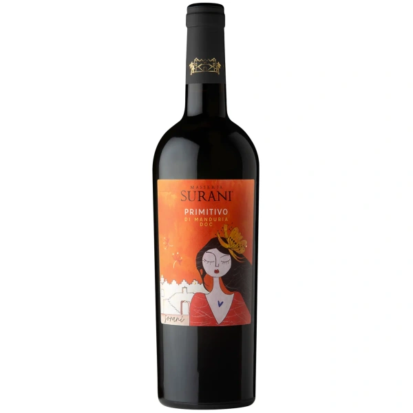 Primitivo Di Manduria “Heracles” Sorani Doc Rouge Masseria Surani : un vin rouge élégant