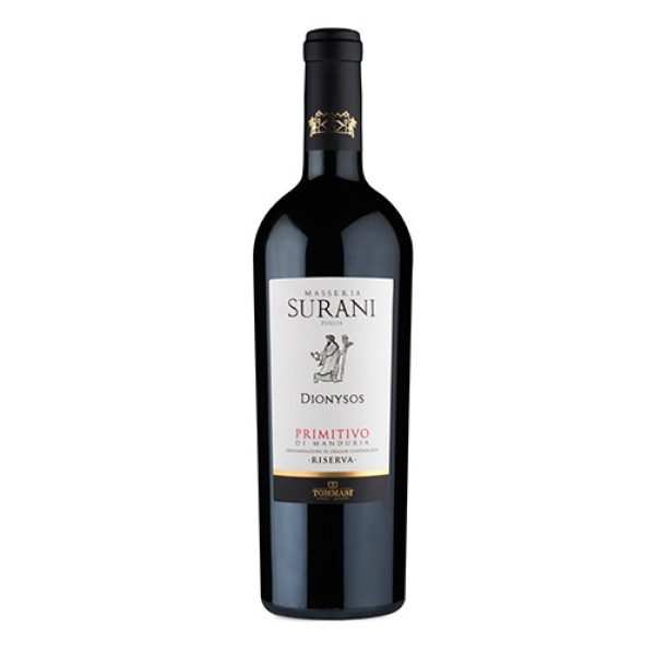 Le Primitivo Di Manduria Riserva “Dionysos” Doc Rouge Masseria Surani : un vin rouge exceptionnel