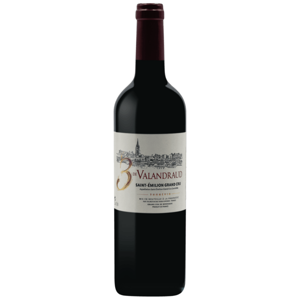 3 BY VALANDRAUD BOUTEILLES LOURDES - Vin de Saint Emilion GC