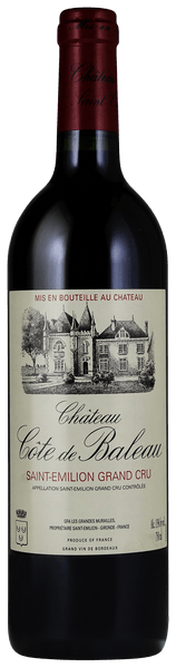 photo Cote de Baleau Rouge 2022 de st Emilion Grand Cru