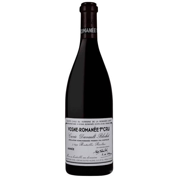 DRC CUVEE DUVAULT BLOCHET : Vin de renom de l'appellation VOSNE ROMANEE 1ER CRU